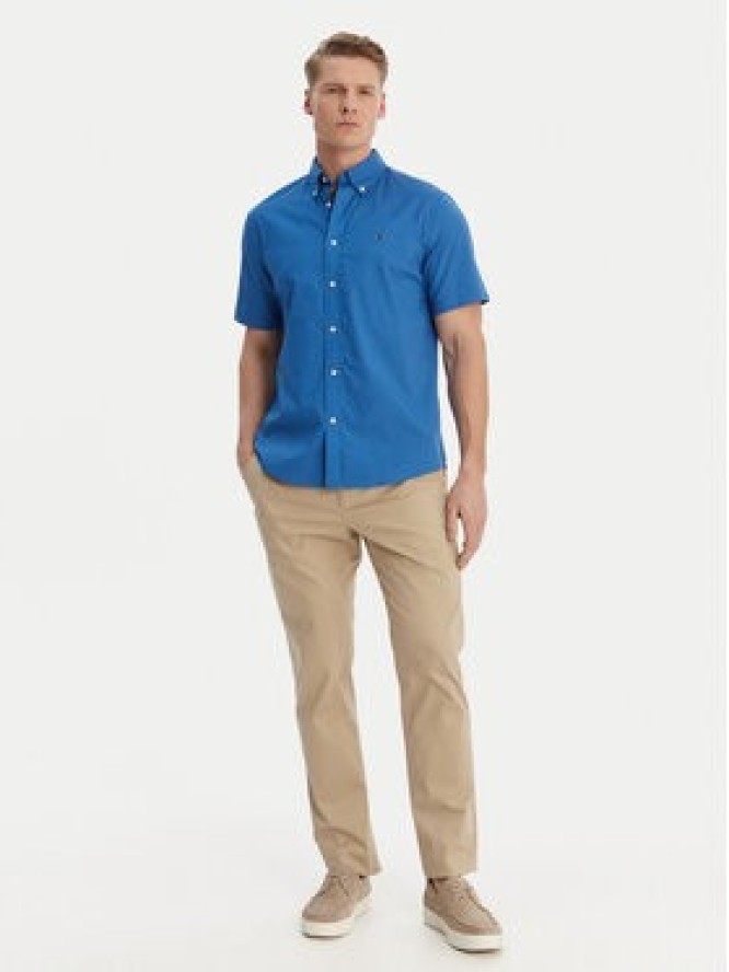 Tommy Hilfiger Koszula Flex MW0MW42630 Niebieski Regular Fit