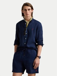 Polo Ralph Lauren Koszula 710968925002 Granatowy Slim Fit