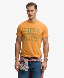 superdry Vintage Prep Relaxed T-Shirt z 100% bawełny, luźny krój – Bright