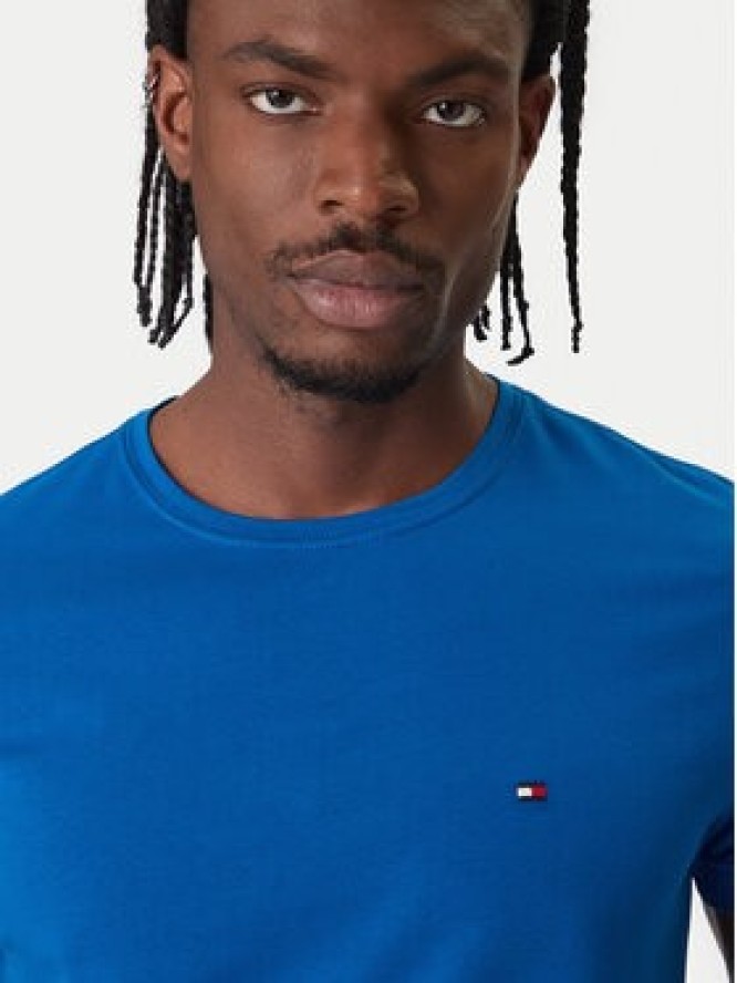 Tommy Hilfiger T-Shirt MW0MW10800 Niebieski Slim Fit