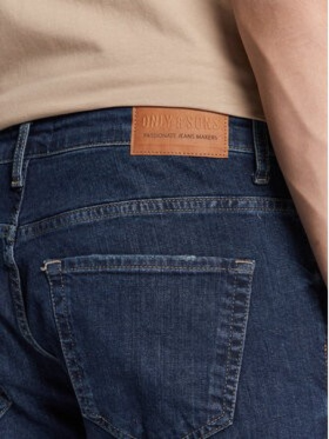 Only & Sons Jeansy Loom 22024514 Granatowy Slim Fit