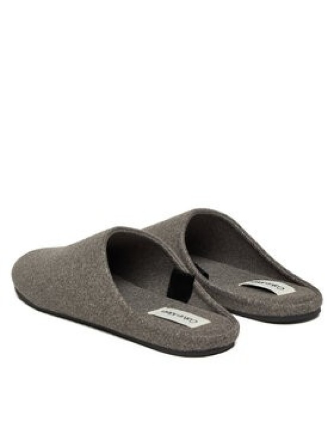 Calvin Klein Kapcie Home Slipper Mule HM0HM01931 Szary