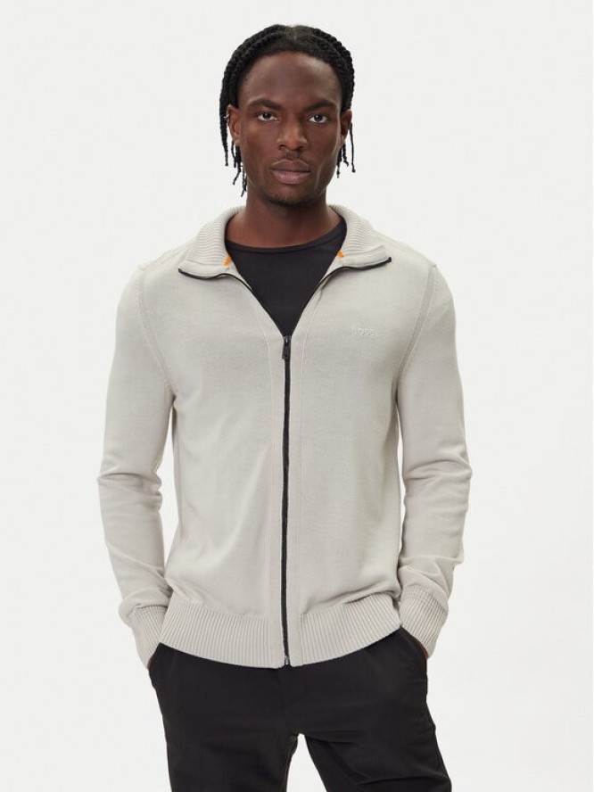 BOSS Sweter Avac_FZ 50501750 Beżowy Regular Fit