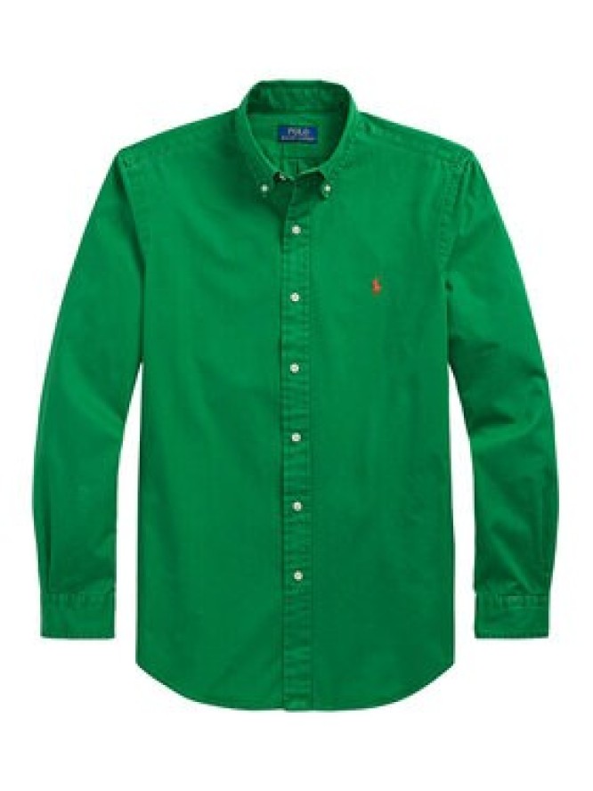 Polo Ralph Lauren Koszula 710937993013 Zielony Custom Fit