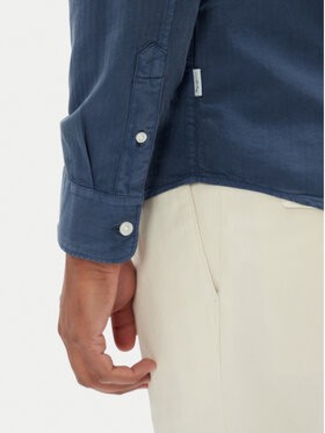 Pepe Jeans Koszula Phil PM308274 Niebieski Regular Fit