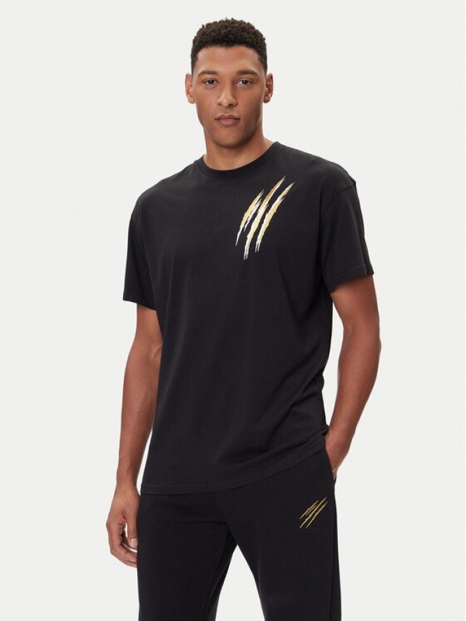 Plein Sport T-Shirt FAEC MTK8356 STE001N Czarny Loose Fit