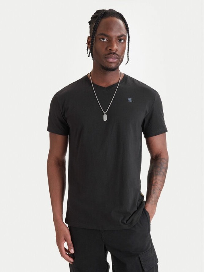 G-Star Raw T-Shirt Base-S D16412-336-6484 Czarny Regular Fit
