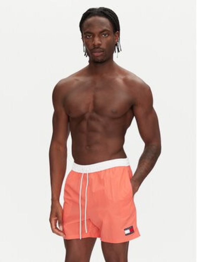 Tommy Hilfiger Szorty kąpielowe UM0UM03455 Różowy Slim Fit