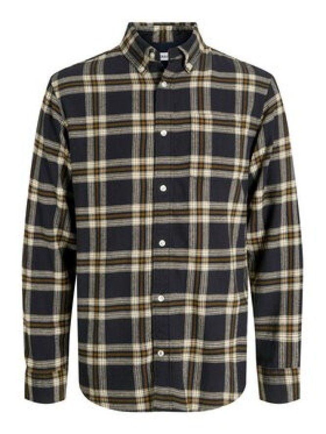 Jack & Jones Koszula Classic Flannel 12278406 Czarny Regular Fit