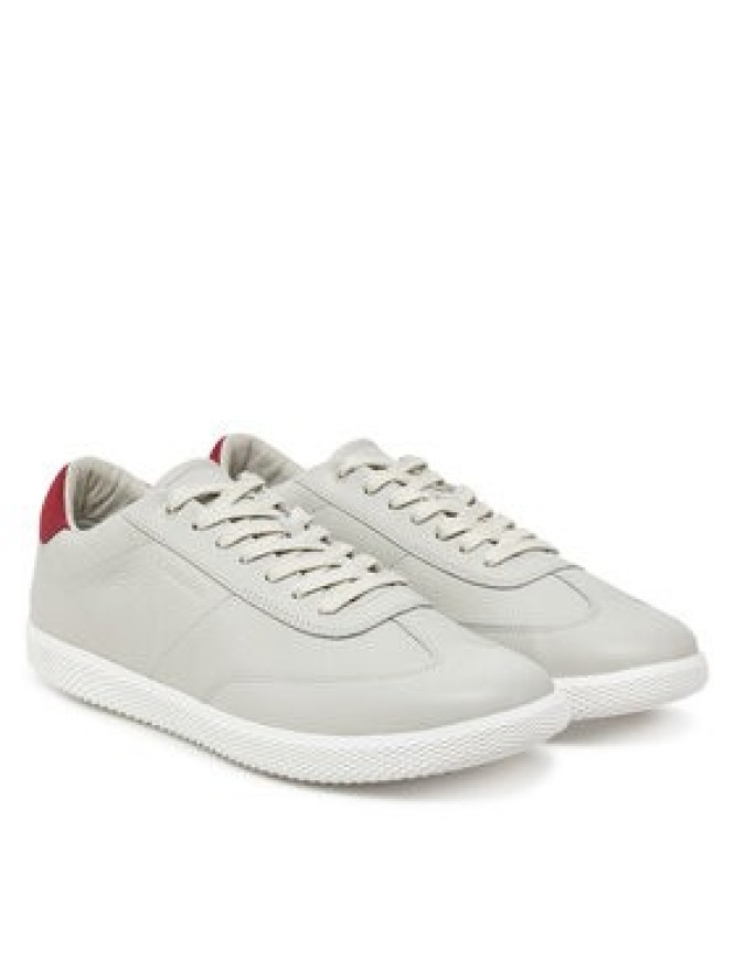 Calvin Klein Sneakersy Low Top Lace Up Tmbl Lth HM0HM01803 Beżowy
