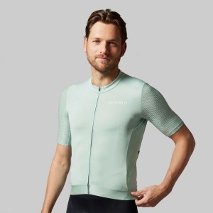 Intermediate Koszulka rowerowa szosowa męska krótki rękaw
