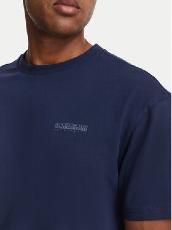 Napapijri T-Shirt Yourte NP0A8AU2 Granatowy Relaxed Fit