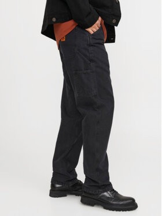 Jack & Jones Jeansy Eddie 12252802 Czarny Loose Fit