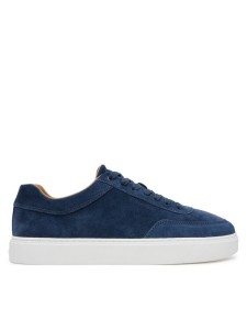 Calvin Klein Sneakersy Clean Cup Low Laceup Oxf Su HM0HM01880 Granatowy
