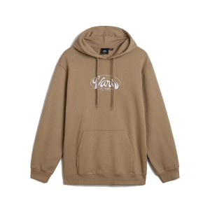 Bluza polarowa VANS GLOBAL LINE LOOSE PO Brązowy