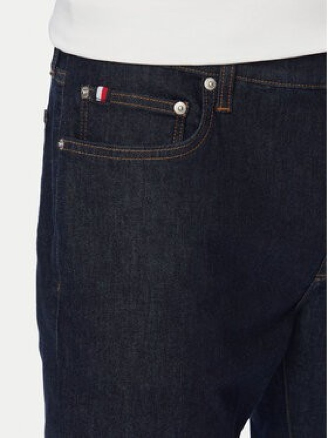 Tommy Hilfiger Jeansy Denton MW0MW42296 Granatowy Straight Leg