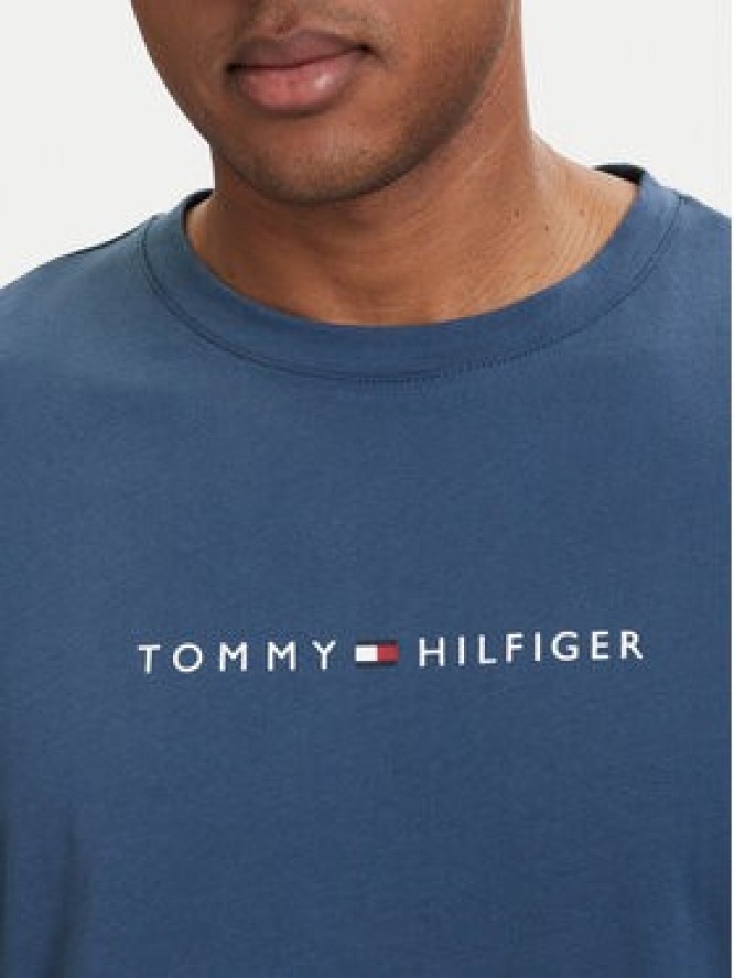 Tommy Hilfiger T-Shirt UM0UM03643 Niebieski Regular Fit