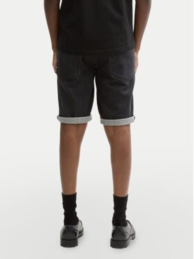 Tom Tailor Denim Szorty jeansowe 1044986 Czarny Straight Fit