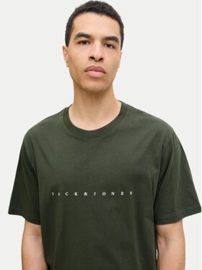 Jack & Jones T-Shirt Star 12234746 Zielony Relaxed Fit