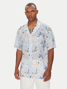 Tommy Hilfiger Koszula Bowling UM0UM03227 Błękitny Regular Fit