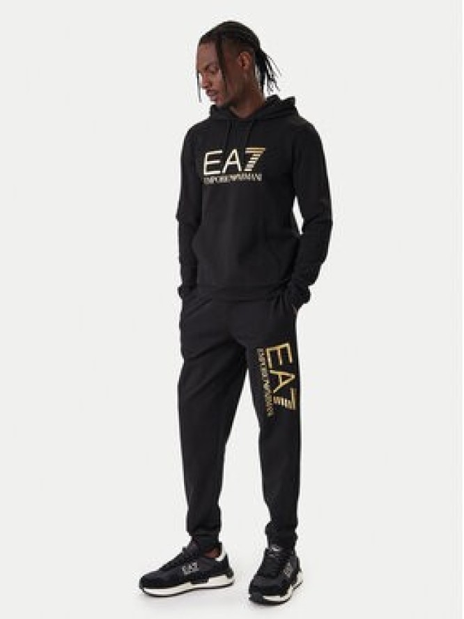 EA7 Emporio Armani Spodnie dresowe 7M001415 AF22266 MC004 Czarny Regular Fit