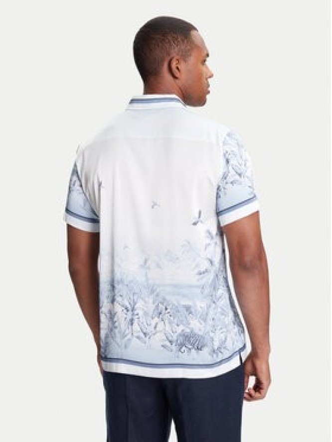 Guess Koszula M4YH39 WF1T2 Niebieski Regular Fit