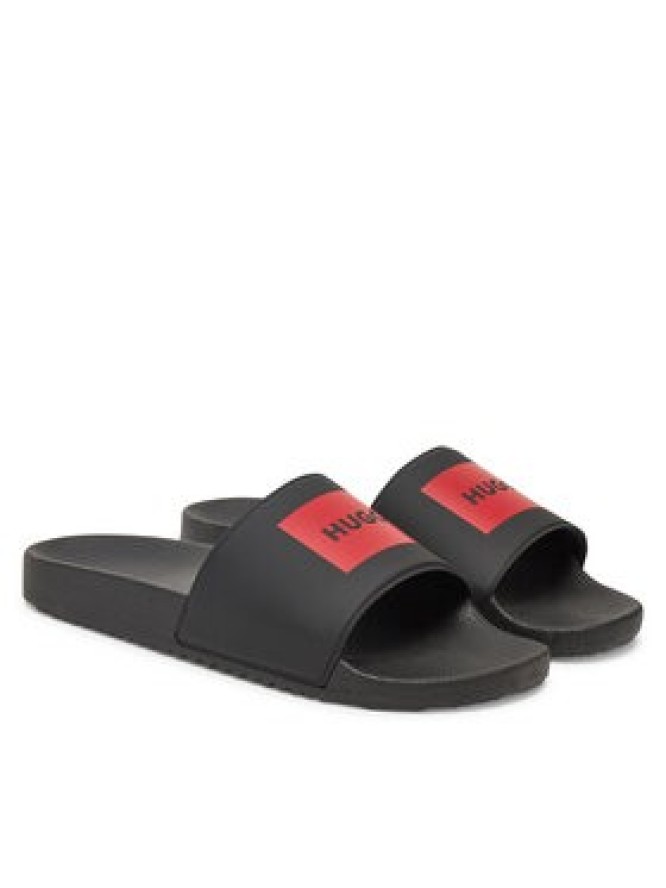 HUGO Klapki Timein Slid 50548061 Czarny