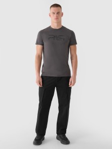 4F Spodnie casual cargo męskie 4F x Robert Lewandowski - czarne XL