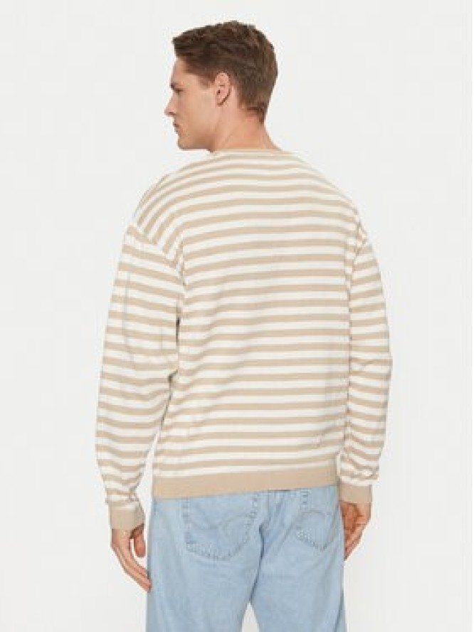 Jack & Jones Sweter Calvin 12269031 Beżowy Relaxed Fit