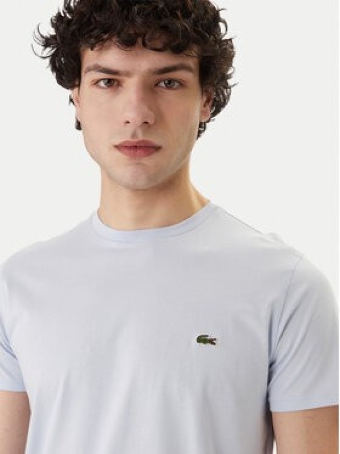 Lacoste T-Shirt TH6709 Błękitny Regular Fit