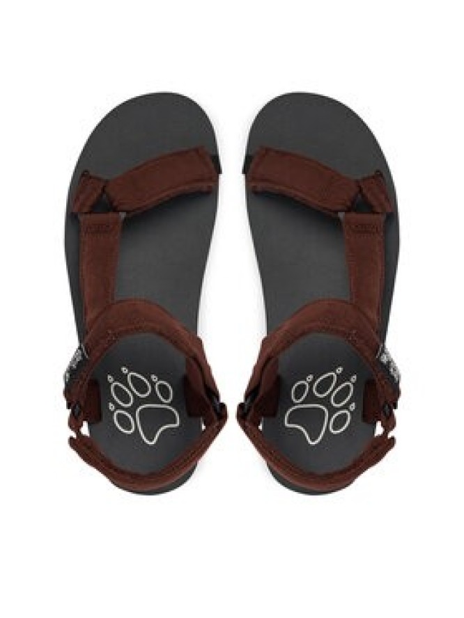 Jack Wolfskin Sandały Taiga A65621 Brązowy ciemny