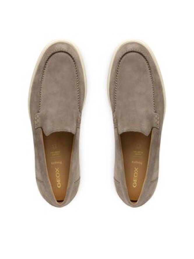 Geox Mokasyny U Spherica Ec17 U55LAD 00022 C1018 Szary