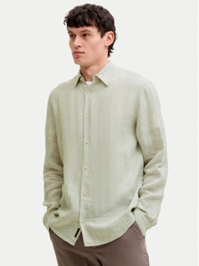 Jack & Jones Koszula Lawrence 12293563 Zielony jasny Regular Fit