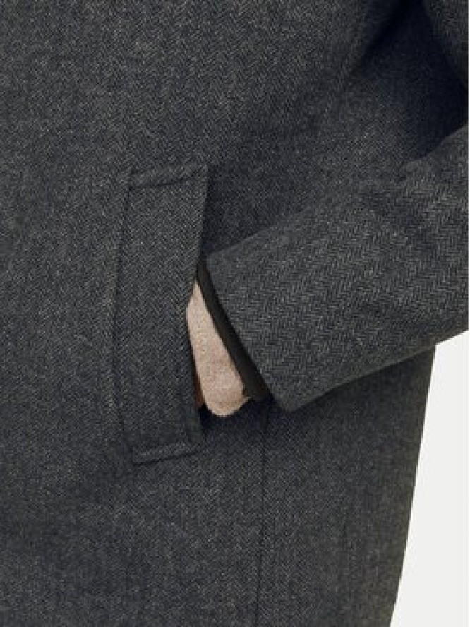 Jack & Jones Płaszcz wełniany Harrison 12258674 Szary Regular Fit