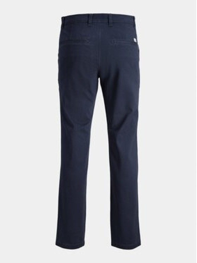 Jack & Jones Chinosy Dave 12212930 Granatowy Regular Fit