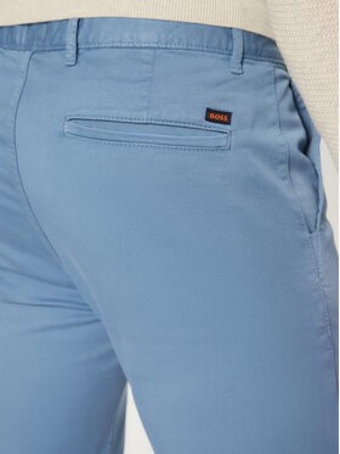 BOSS Chinosy 50510933 Niebieski Slim Fit