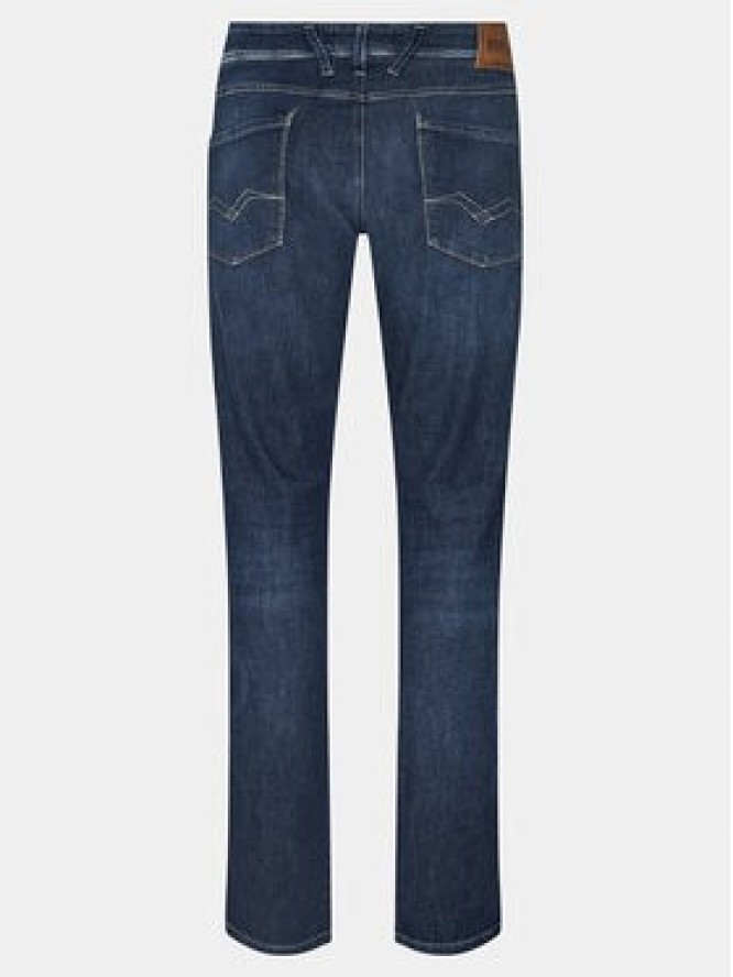 Replay Jeansy M914J.000.785 Granatowy Slim Fit