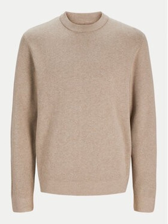 Jack & Jones Sweter Milano 12259666 Szary Relaxed Fit