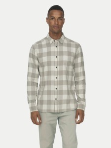 Only & Sons Koszula Gudmund 22007112 Beżowy Slim Fit