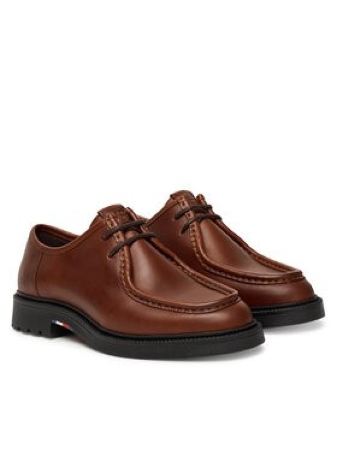 Tommy Hilfiger Półbuty Comfort Lwt Moc Toe FM0FM05588 Brązowy