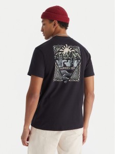 Quiksilver T-Shirt Ev Desert Waves EQYZT08183 Granatowy Regular Fit