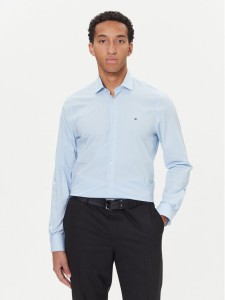 Tommy Hilfiger Koszula MW0MW40524 Błękitny Slim Fit