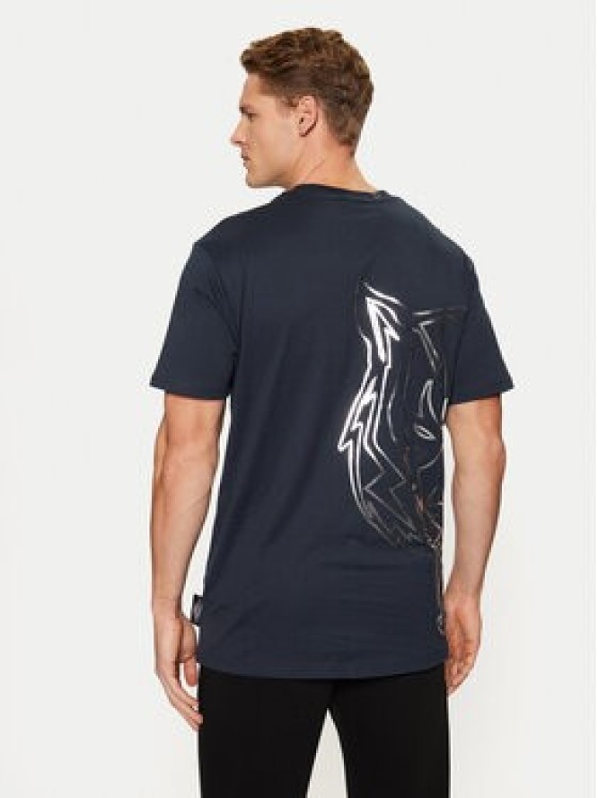 Plein Sport T-Shirt AADC MTK7913 STE003N Granatowy Regular Fit