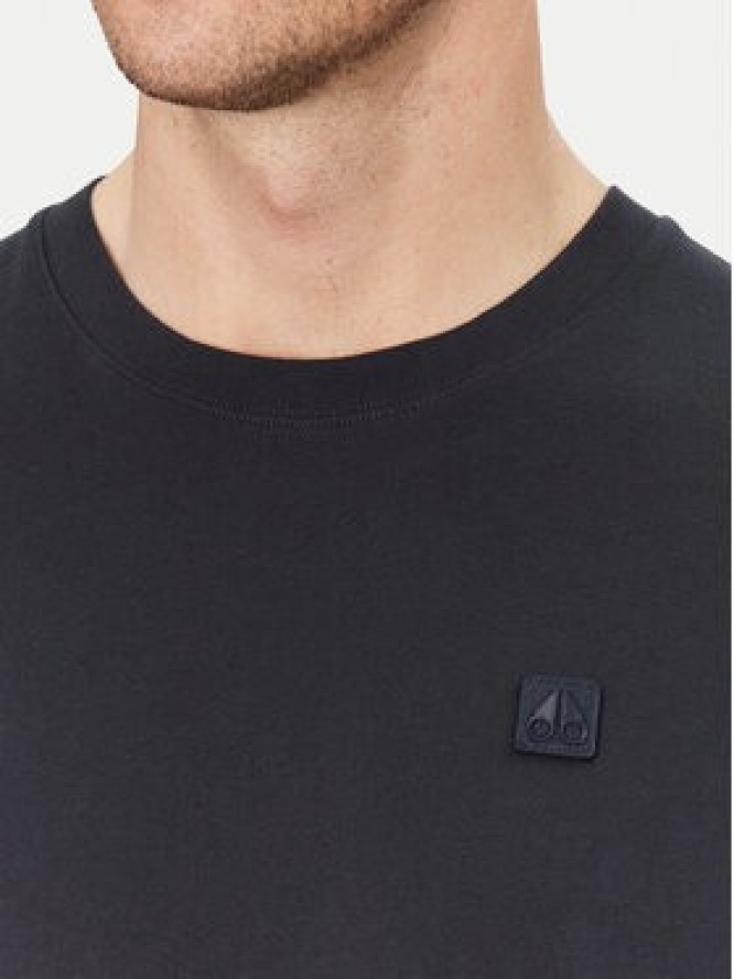 Moose Knuckles T-Shirt Duluth M15MT759 Granatowy Regular Fit