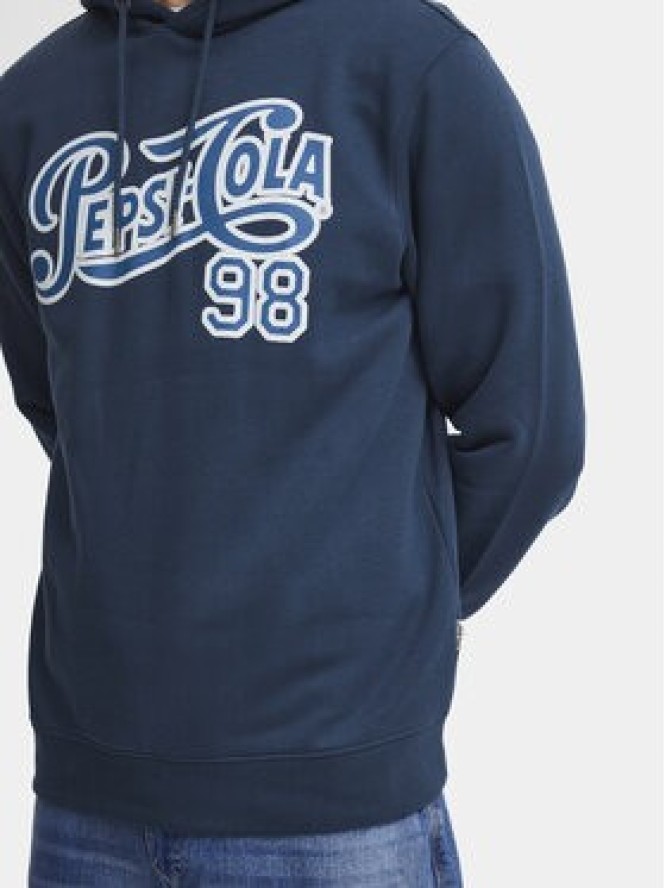 Blend Bluza 20716808 Granatowy Regular Fit