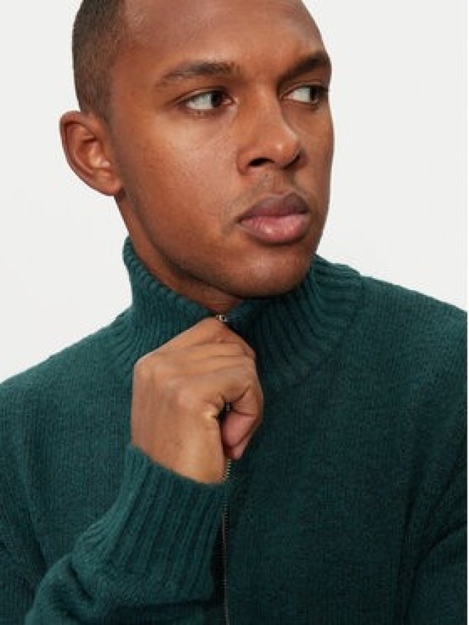 Jack & Jones Sweter Ollie 12241817 Zielony Relaxed Fit