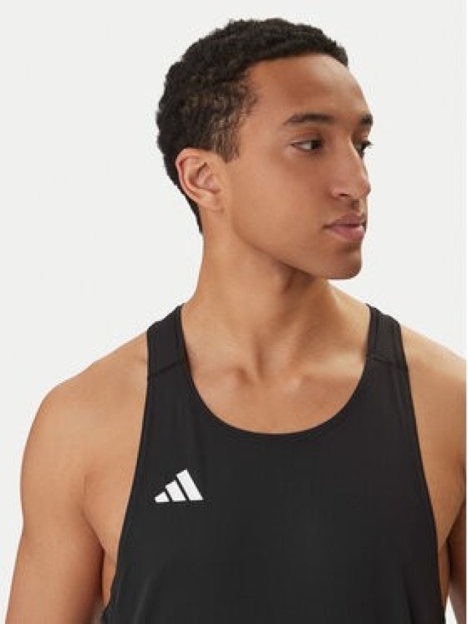 adidas Koszulka techniczna Adizero Essentials IM8586 Czarny Slim Fit