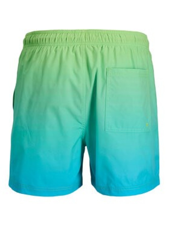 Jack & Jones Szorty kąpielowe Maui Horizon 12291438 Zielony Regular Fit