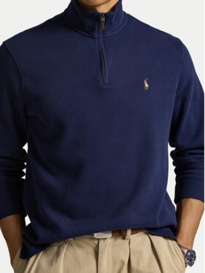 Polo Ralph Lauren Sweter 710P07411005 Granatowy Regular Fit