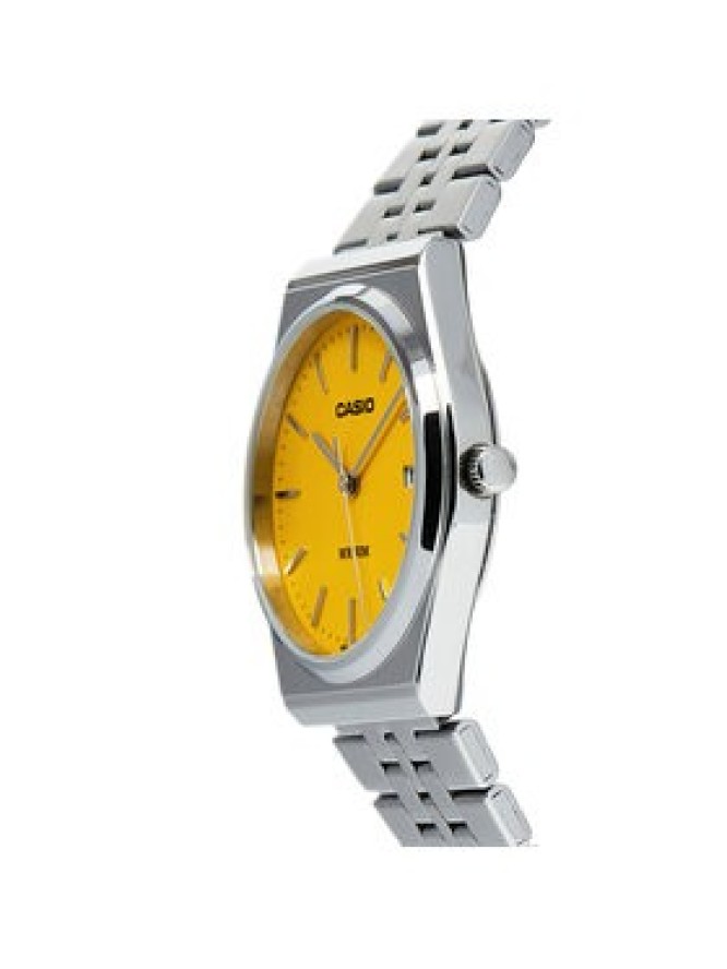 Casio Zegarek MTP-B145D-9AVEF Srebrny